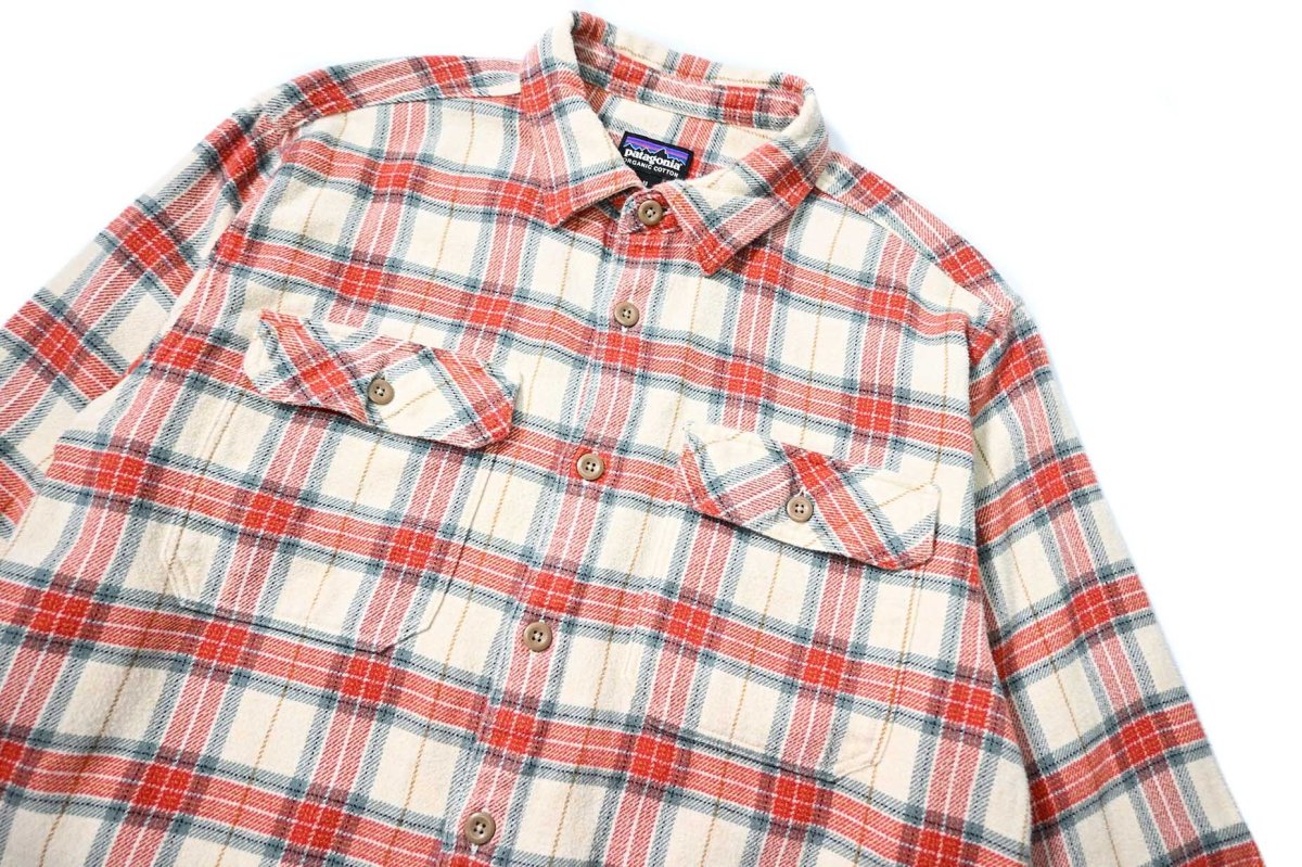 画像2: 18' Used patagonia Fjord Flannel Shirt パタゴニア (2)