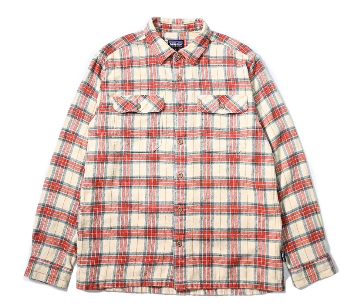 画像1: 18' Used patagonia Fjord Flannel Shirt パタゴニア (1)