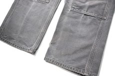 画像3: 16' Used Carhartt Duck Double Knee Carpenter Pants Gravel カーハート (3)