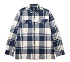 画像1: 22' Used patagonia Midweight Fjord Flannel Shirt パタゴニア (1)
