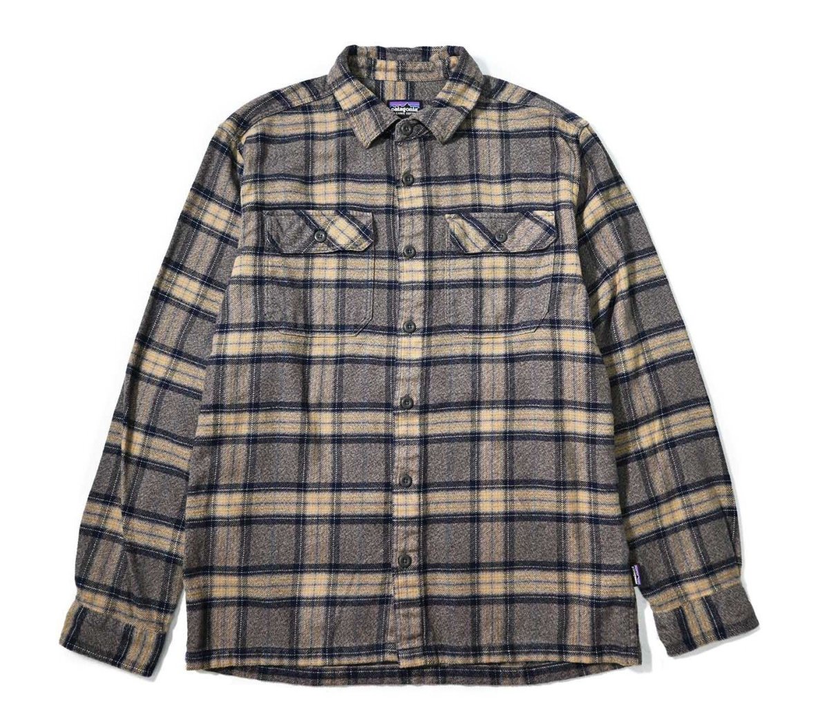 画像1: 17' Used patagonia Fjord Flannel Shirt パタゴニア (1)