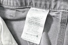 画像7: 16' Used Carhartt Duck Double Knee Carpenter Pants Gravel カーハート (7)