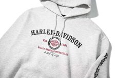 画像3: 90s Used Harley-Davidson Print Sweat Hoodie (3)