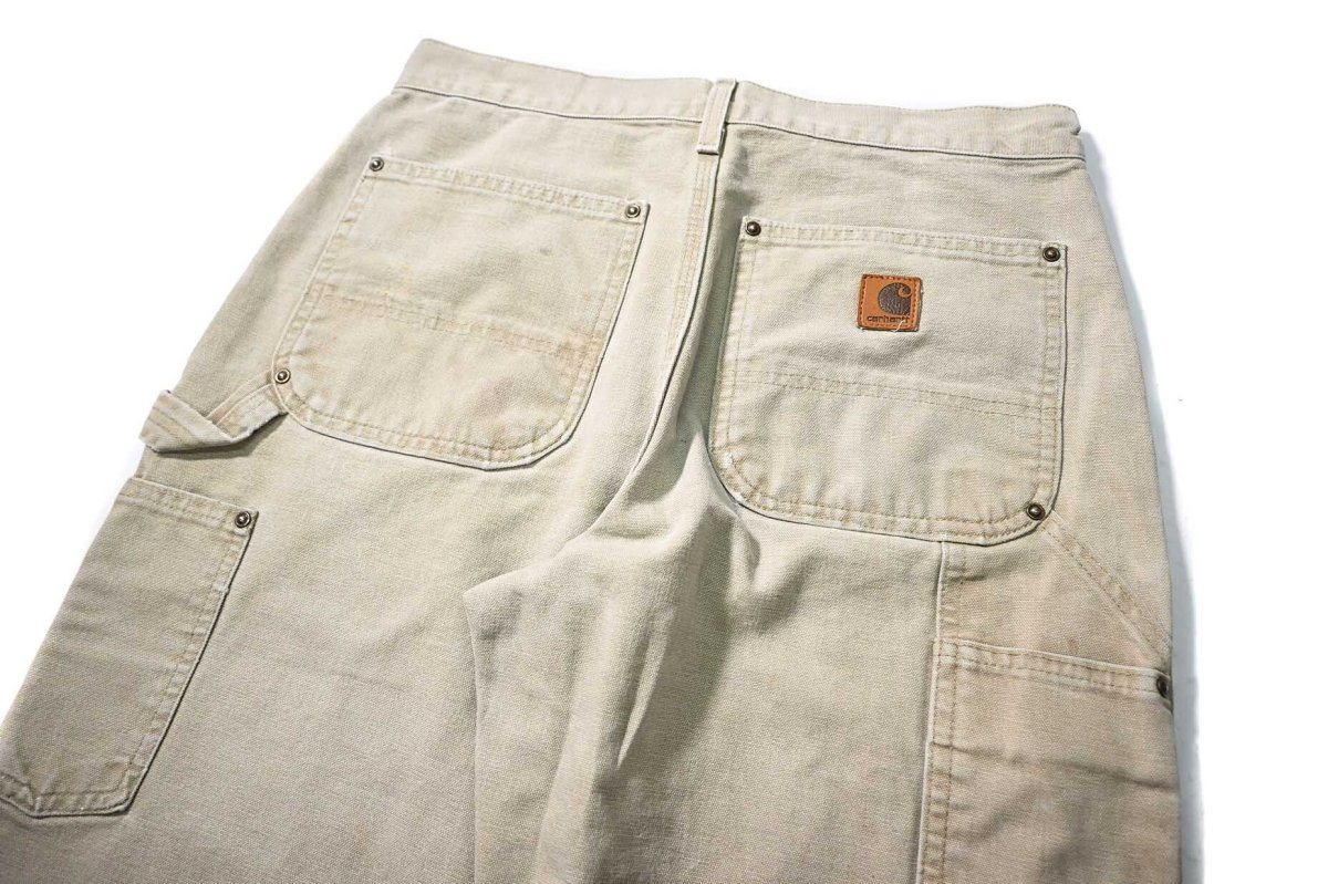 画像5: 07' Used Carhartt Duck Double Knee Carpenter Pants Tan カーハート (5)