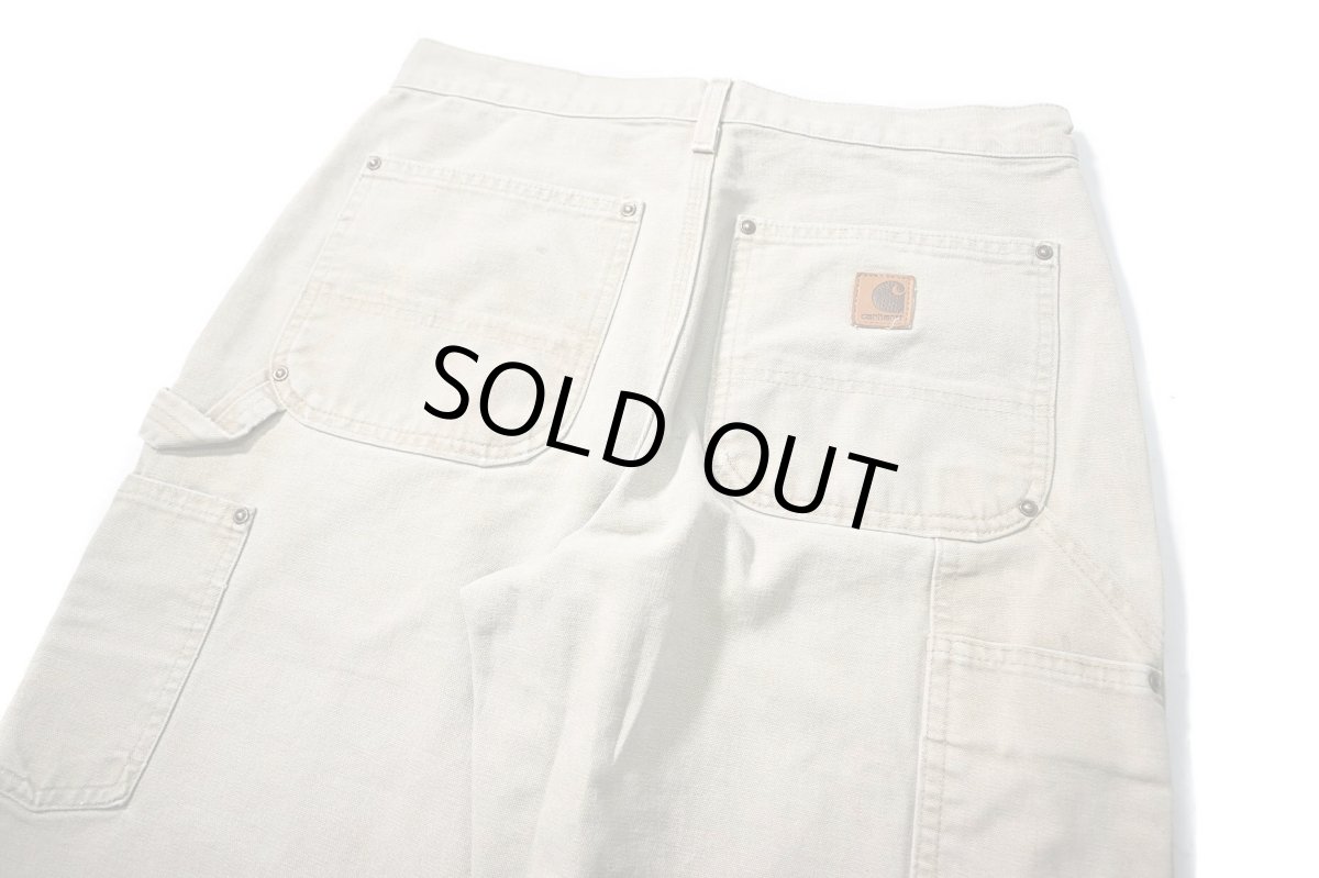 画像5: 07' Used Carhartt Duck Double Knee Carpenter Pants Tan カーハート (5)