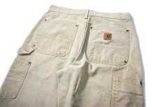 画像5: 07' Used Carhartt Duck Double Knee Carpenter Pants Tan カーハート (5)