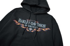 画像3: 00s Used Harley-Davidson Print Sweat Hoodie (3)
