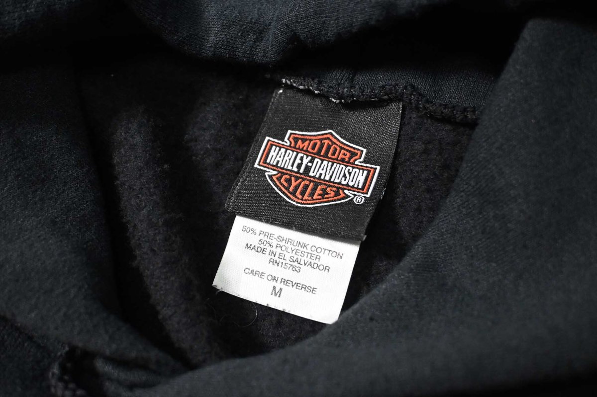 画像6: 00s Used Harley-Davidson Print Sweat Hoodie (6)