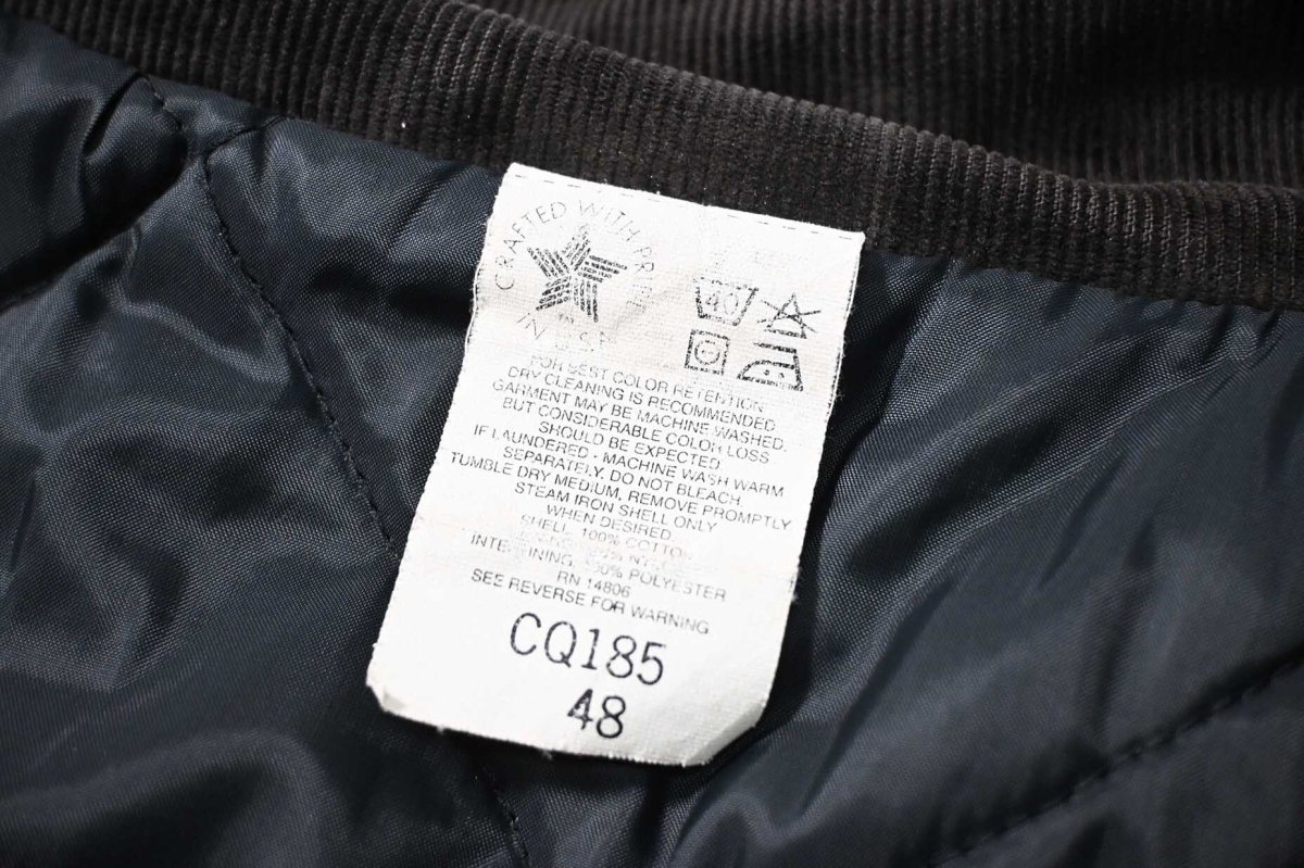 画像6: 80-90s Used Carhartt Quilt Lined Traditional Coat Black made in USA (6)
