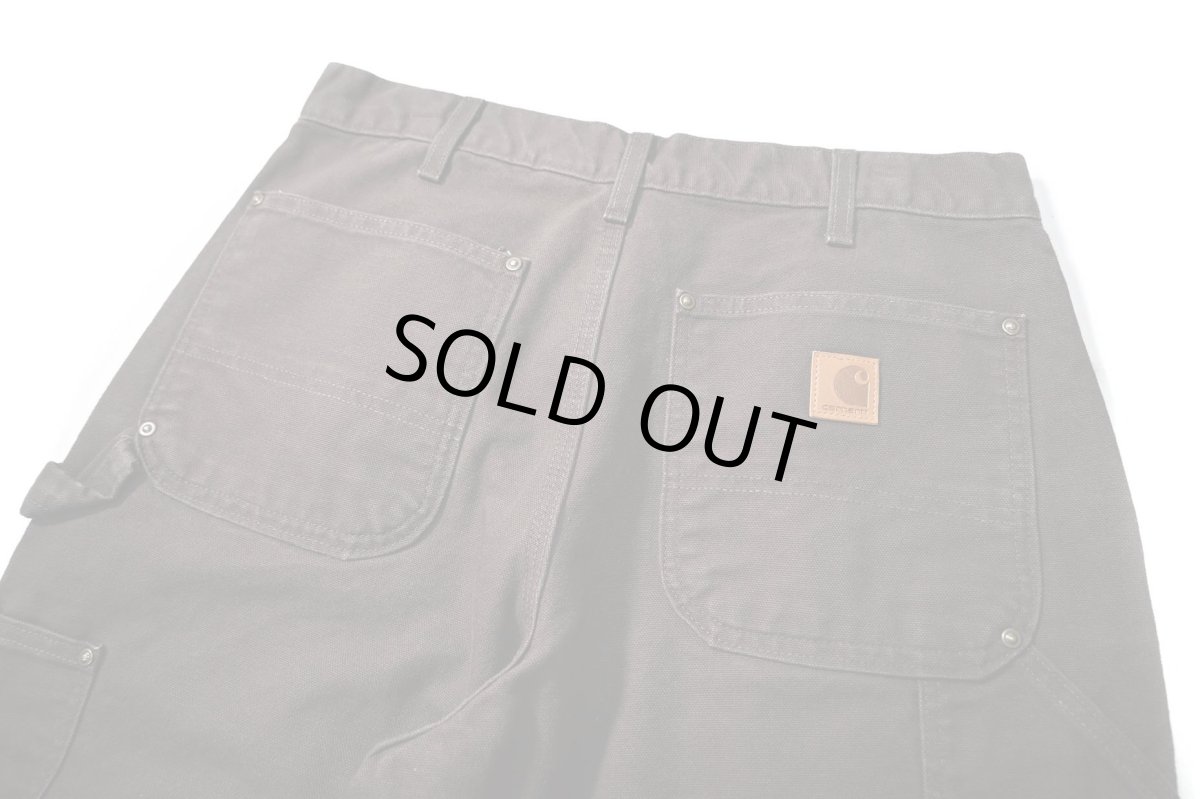 画像5: 24' Used Carhartt Duck Double Knee Carpenter Pants Dark Brown made in USA カーハート (5)