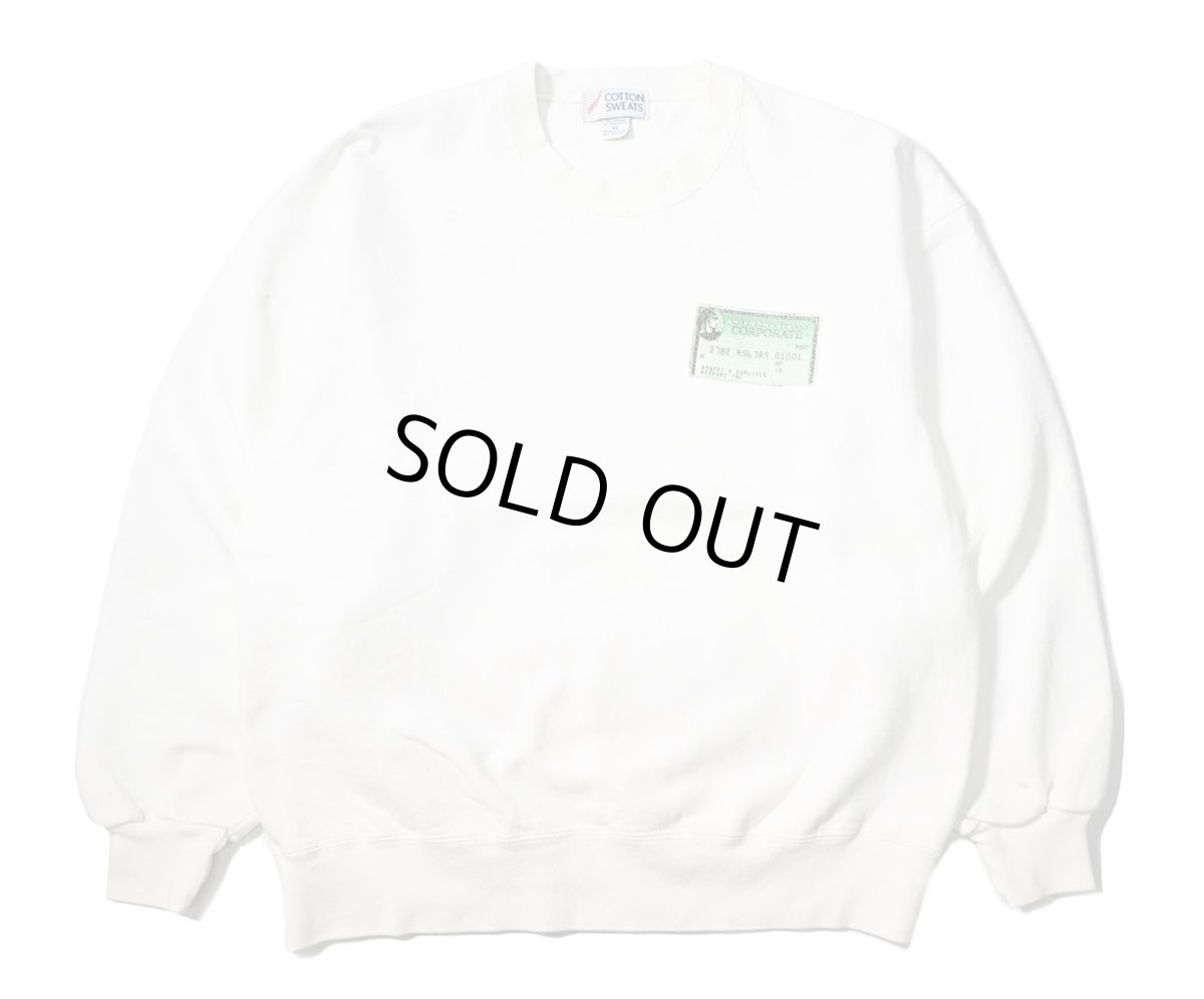 画像1: 90s Used American Express Print Sweat Shirt made in USA (1)