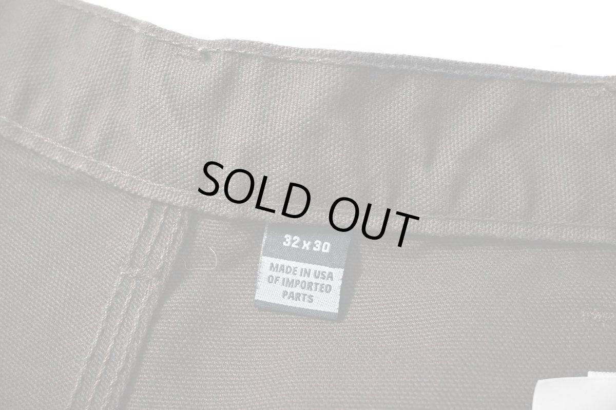 画像7: 24' Used Carhartt Duck Double Knee Carpenter Pants Dark Brown made in USA カーハート (7)