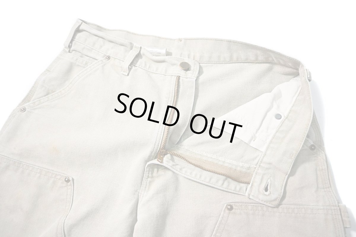 画像6: 07' Used Carhartt Duck Double Knee Carpenter Pants Tan カーハート (6)
