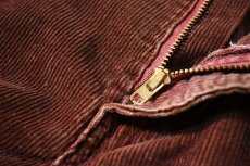 画像6: 80' Used Levi's 519 Corduroy Pants Brick 42Talon Zip made in USA リーバイス (6)