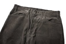 画像2: 80s Used Levi's 519 Corduroy Pants Brown 42Talon Zip made in USA リーバイス (2)