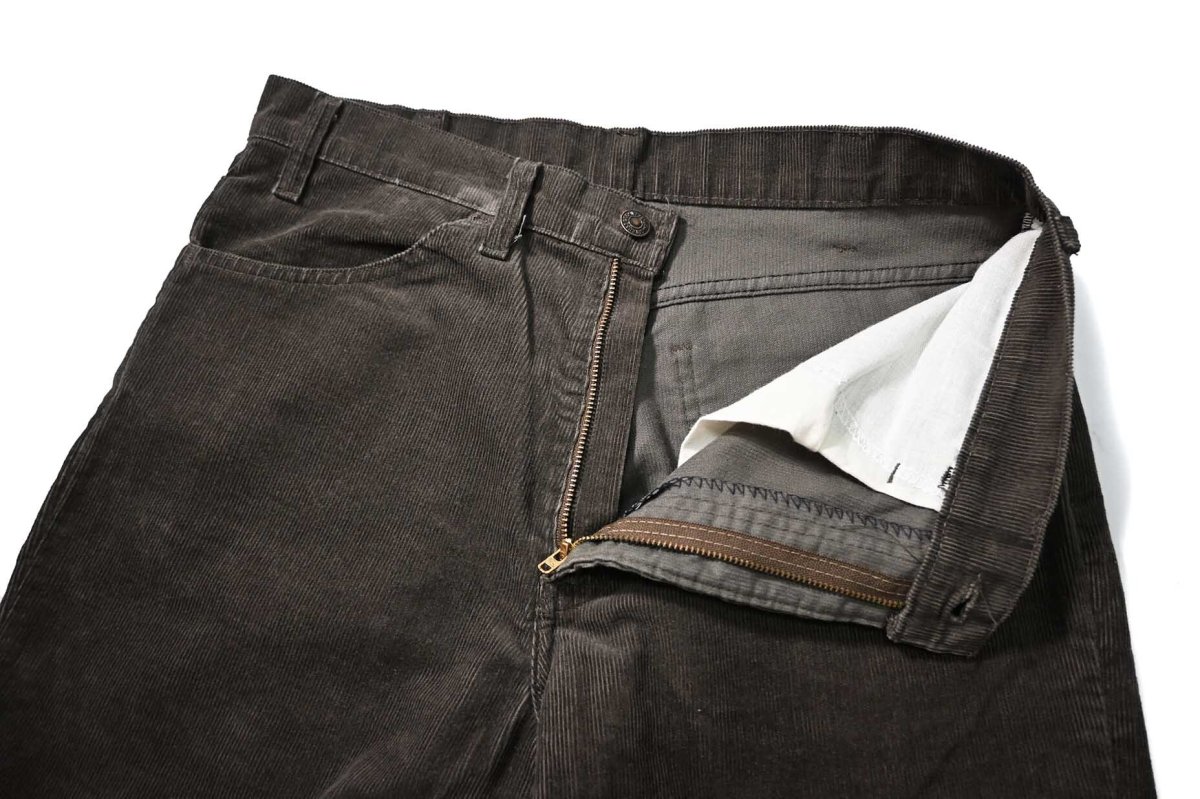 画像5: 80s Used Levi's 519 Corduroy Pants Brown 42Talon Zip made in USA リーバイス (5)