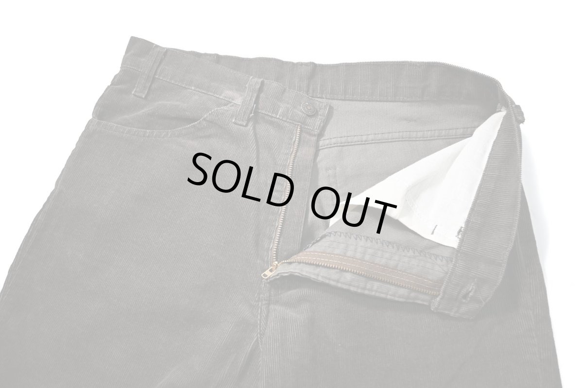 画像5: 80s Used Levi's 519 Corduroy Pants Brown 42Talon Zip made in USA リーバイス (5)