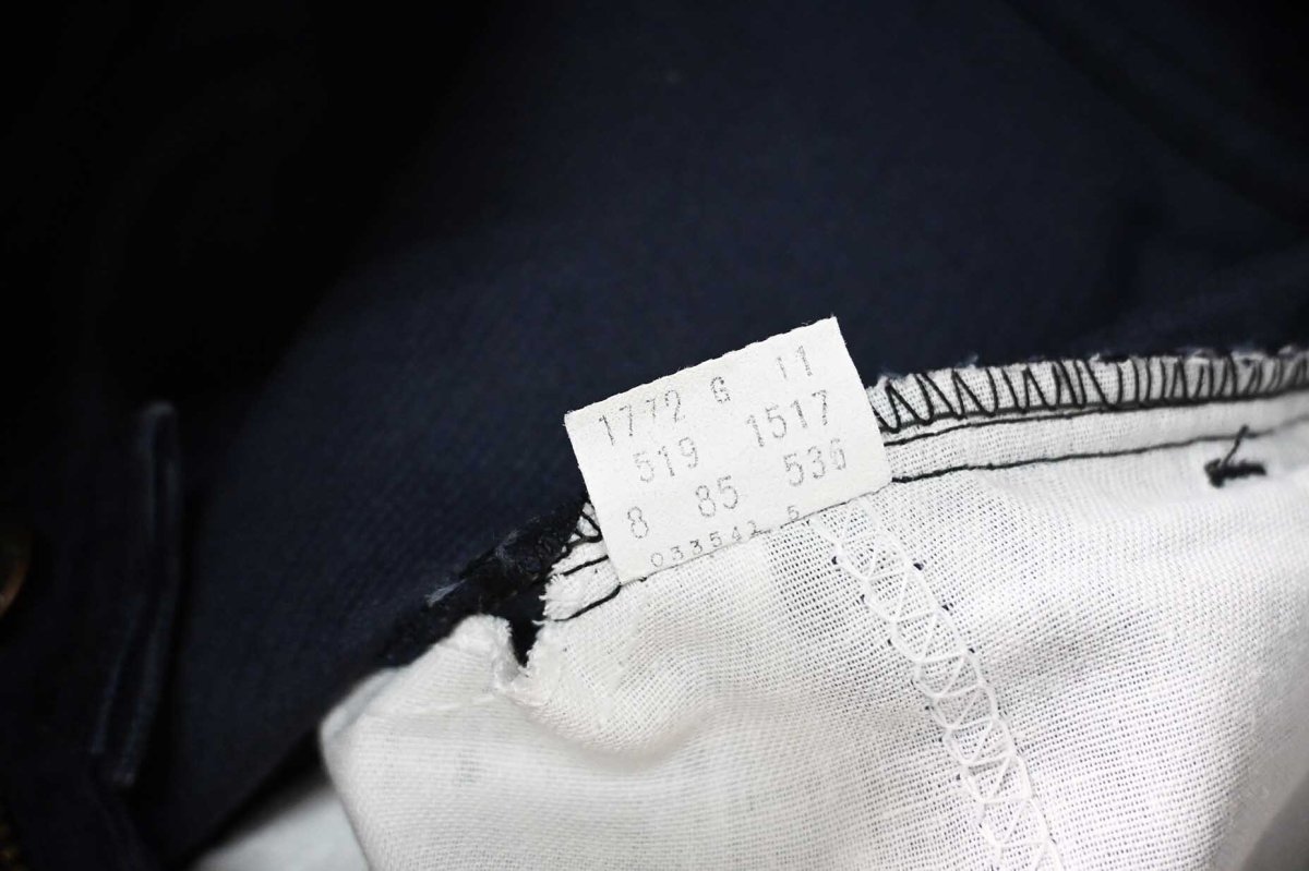 画像8: 85' Deadstock Levi's 519 Corduroy Pants Navy 42Talon Zip made in USA リーバイス (8)