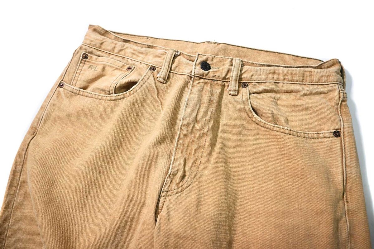 画像2: Used RRL Ralph Lauren Denim Pants ラルフローレン (2)