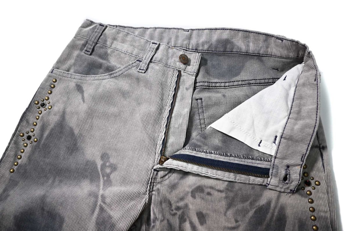 画像5: 89' Used Levi's 519 Studded Corduroy Pants made in USA リーバイス (5)