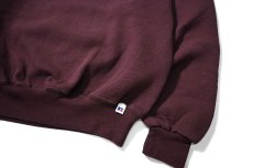 画像4: 90s Used Russell Athletic Blank Sweat Shirt Maroon (4)