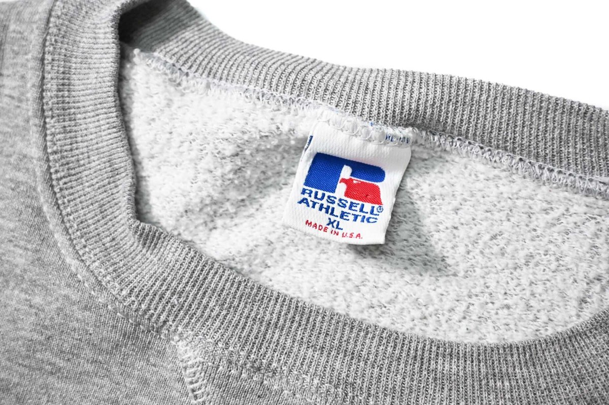 画像4: 90s Used Russell Athletic Blank Sweat Shirt Grey made in USA (4)