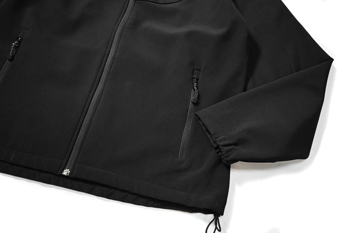 画像3: 90-00s Used Black Diamond Soft Shell Jacket Black (3)