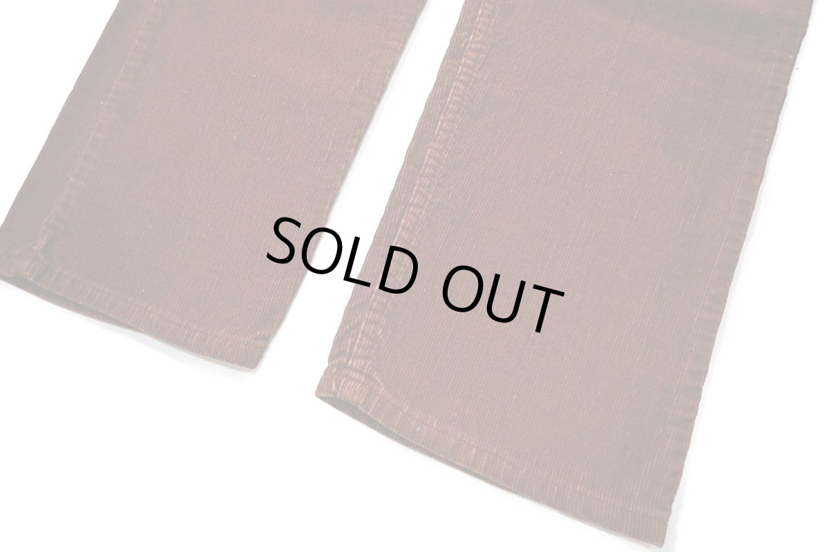 画像3: 80' Used Levi's 519 Corduroy Pants Brick 42Talon Zip made in USA リーバイス (3)