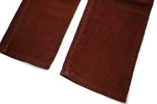 画像3: 80' Used Levi's 519 Corduroy Pants Brick 42Talon Zip made in USA リーバイス (3)