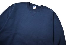 画像2: 90s Used Russell Athletic Blank Sweat Shirt Navy (2)