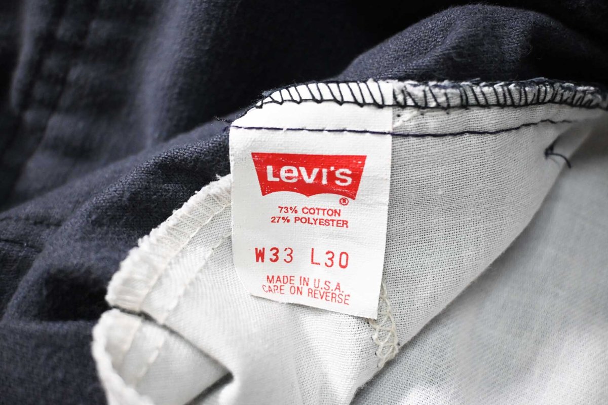 画像6: 92' Used Levi's 519 Corduroy Pants Navy made in USA リーバイス (6)
