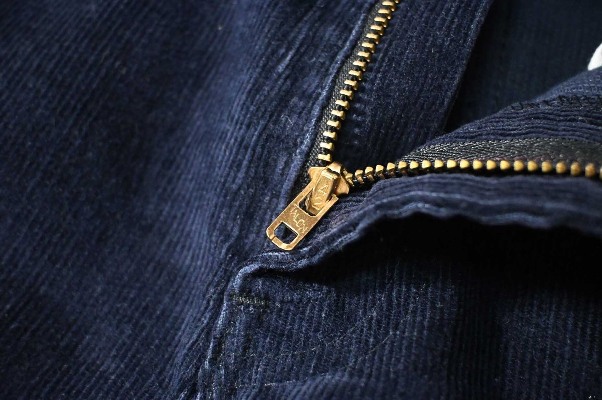 画像6: 85' Deadstock Levi's 519 Corduroy Pants Navy 42Talon Zip made in USA リーバイス (6)