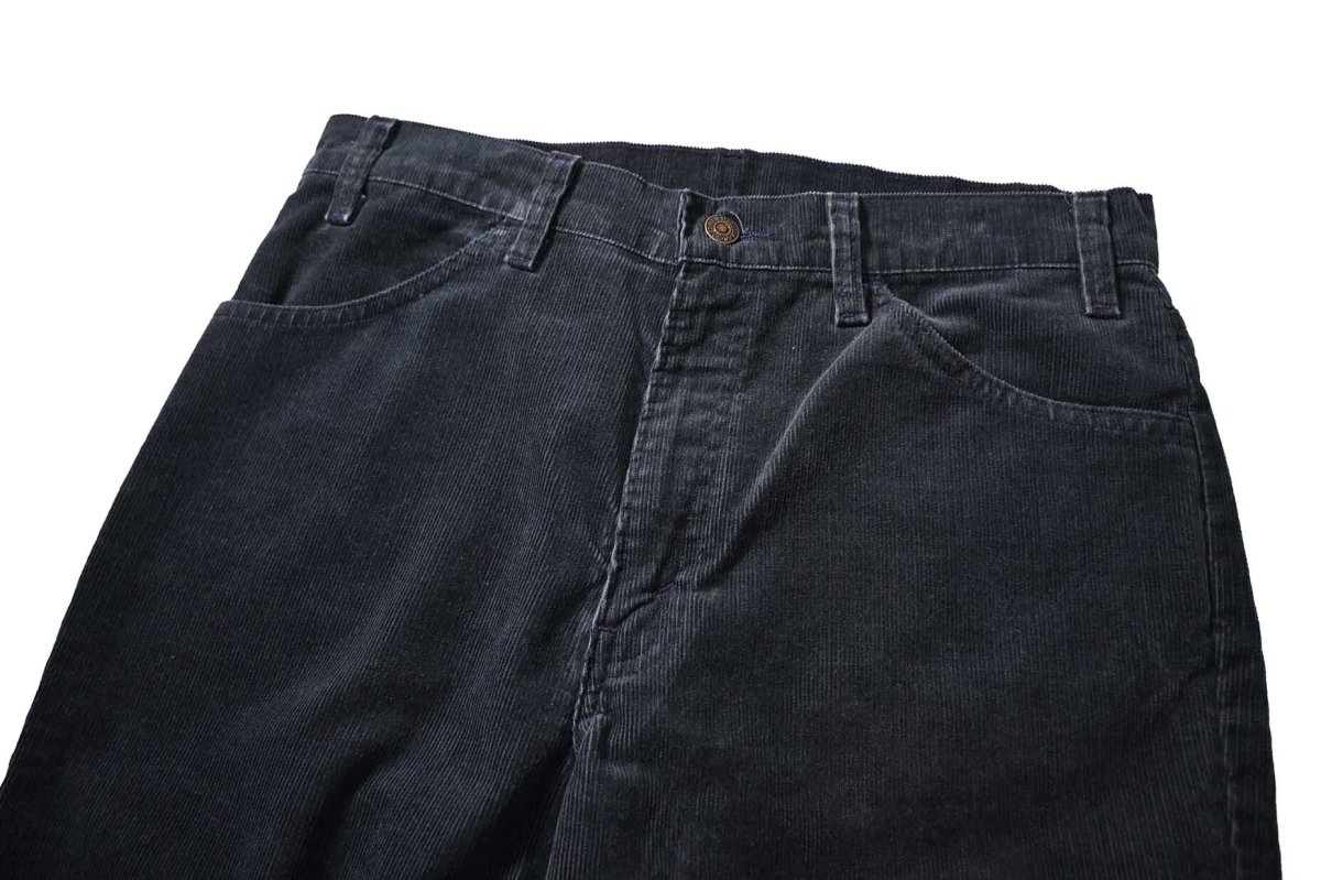画像2: 92' Used Levi's 519 Corduroy Pants Navy made in USA リーバイス (2)