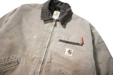 画像3: 00' Used Carhartt Blanket Lined Duck Detroit Jacket Desert made in USA (3)