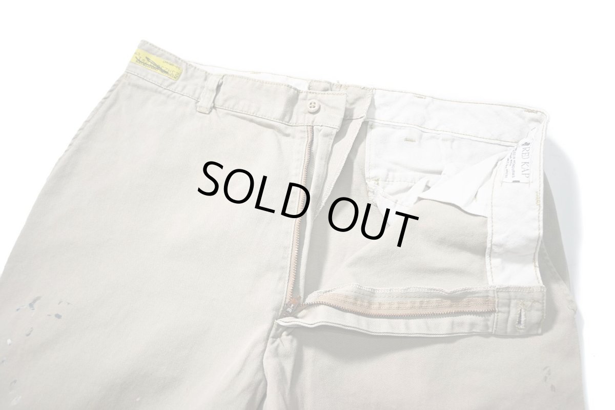 画像5: Used Red Kap Painted Work Pants Khaki (5)