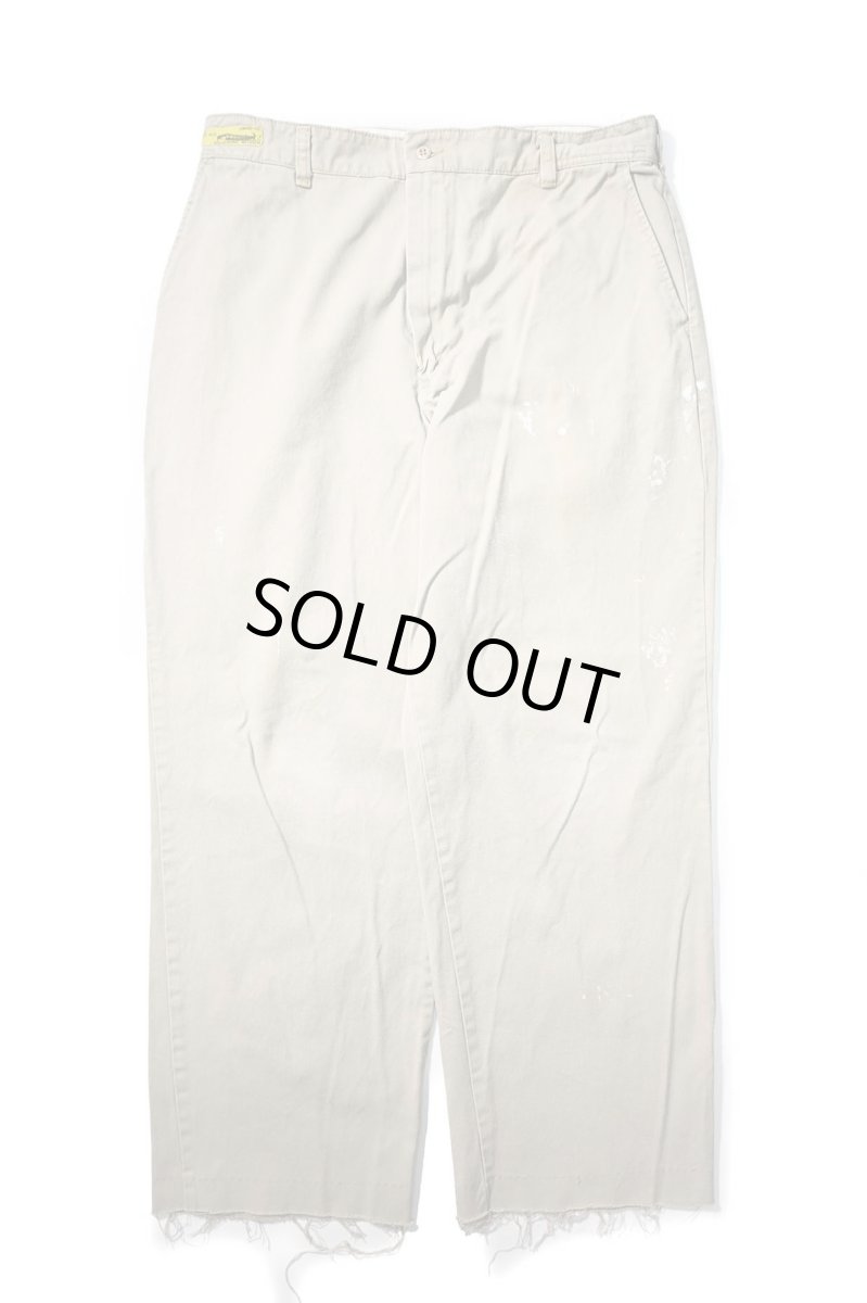 画像1: Used Red Kap Painted Work Pants Khaki (1)
