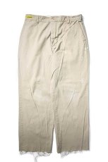画像1: Used Red Kap Painted Work Pants Khaki (1)
