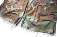 画像3: Used Us Army Customized M-65 Jorts Woodland Camo (3)