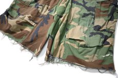 画像3: Used Us Army Customized Combat Jorts Woodland Camo (3)
