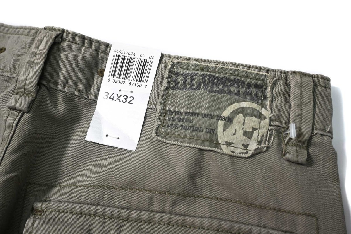 画像6: 00s Deadstock Levi's Silver Tab M47 Cargo Pants Olive リーバイス (6)