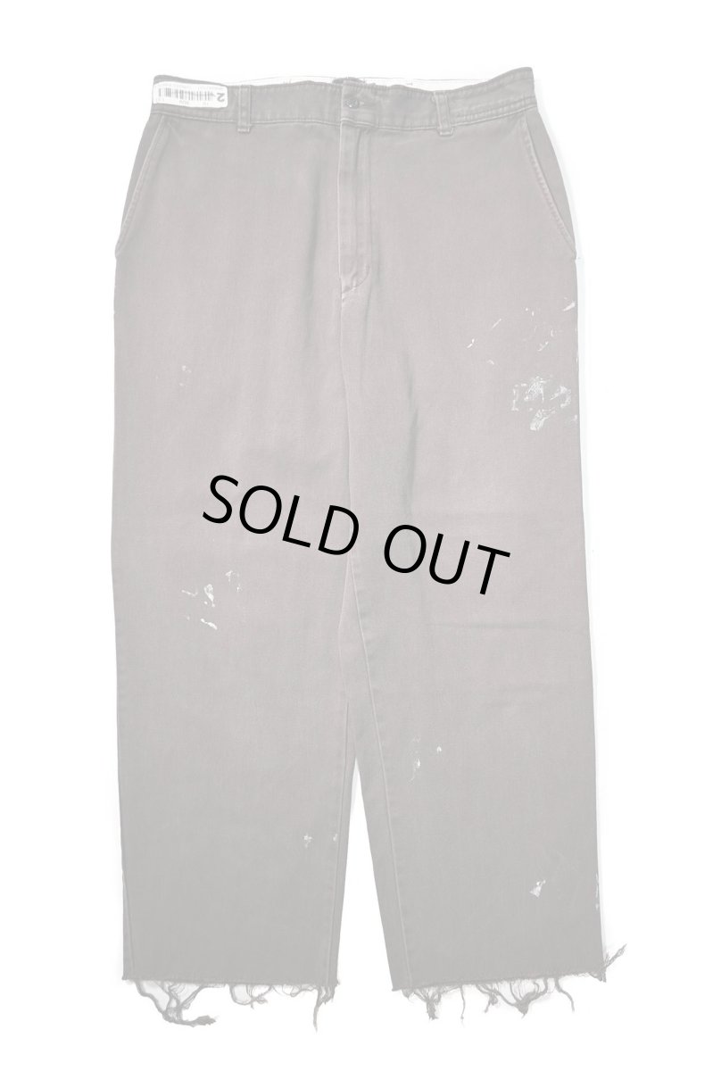 画像1: Used Red Kap Painted Work Pants Brown (1)