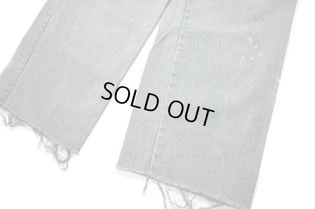 画像3: Used Red Kap Painted Work Pants Green made in USA (3)