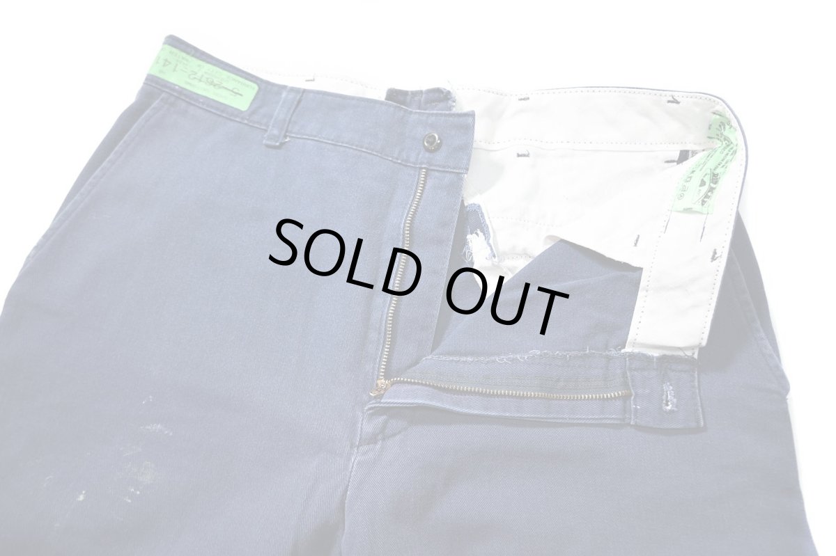 画像5: Used Red Kap Painted Work Pants Navy (5)