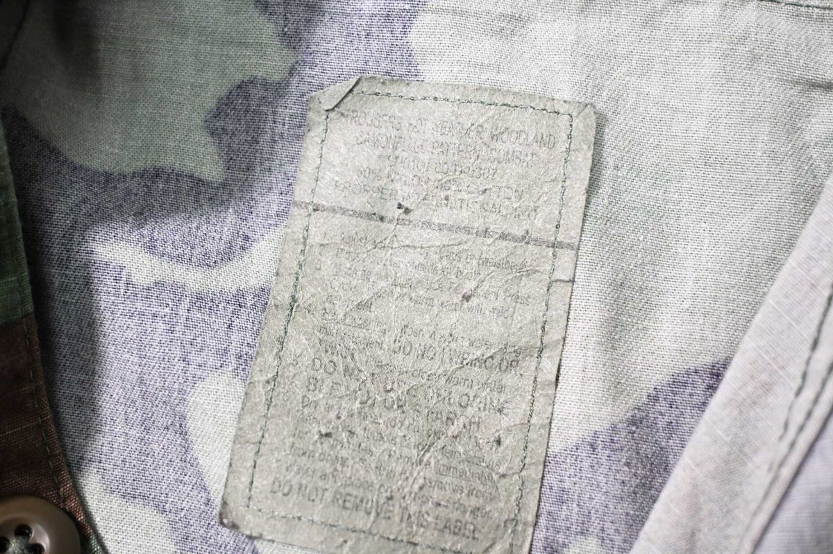 画像6: Used Us Army Customized Combat Jorts Woodland Camo (6)
