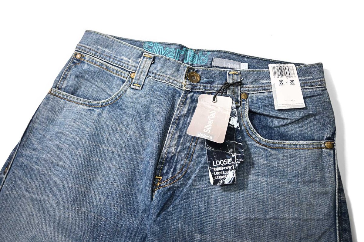 画像3: 00s Deadstock Levi's Silver Tab Loose Denim Pants #0006 リーバイス (3)