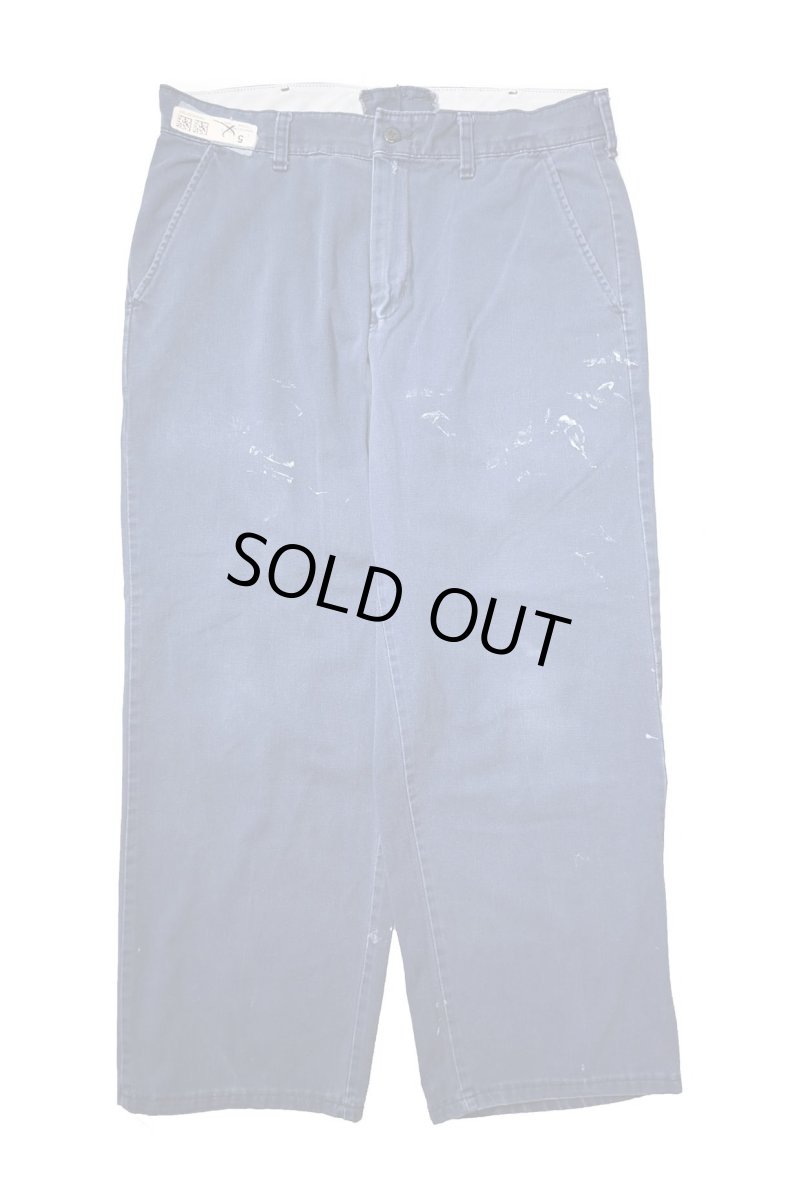 画像1: Used Red Kap Painted Work Pants Navy (1)