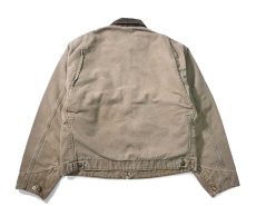 画像2: 00' Used Carhartt Blanket Lined Duck Detroit Jacket Desert made in USA (2)