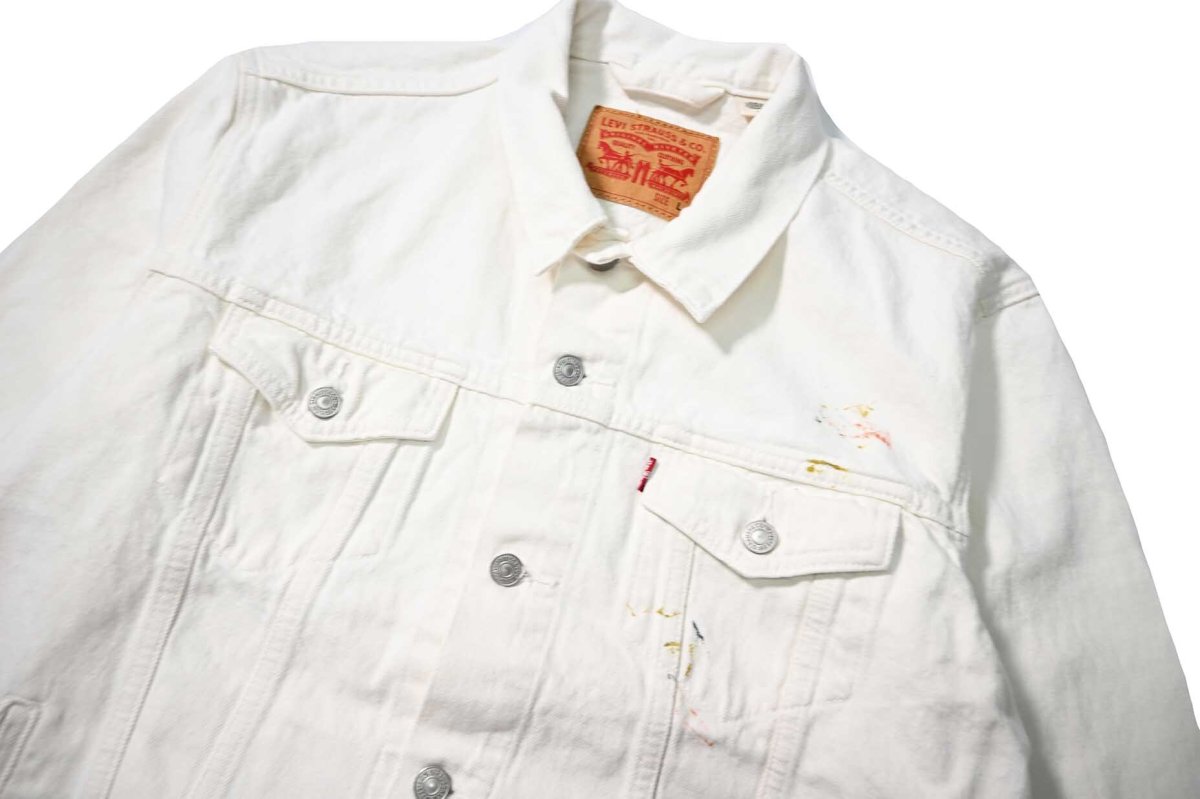 画像3: Used Levi's Painted Denim Jacket (3)