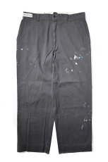 画像1: Used Red Kap Painted Work Pants Charcoal (1)