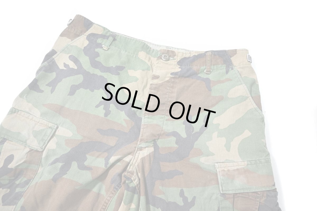 画像2: Used Us Army Customized Combat Jorts Woodland Camo (2)